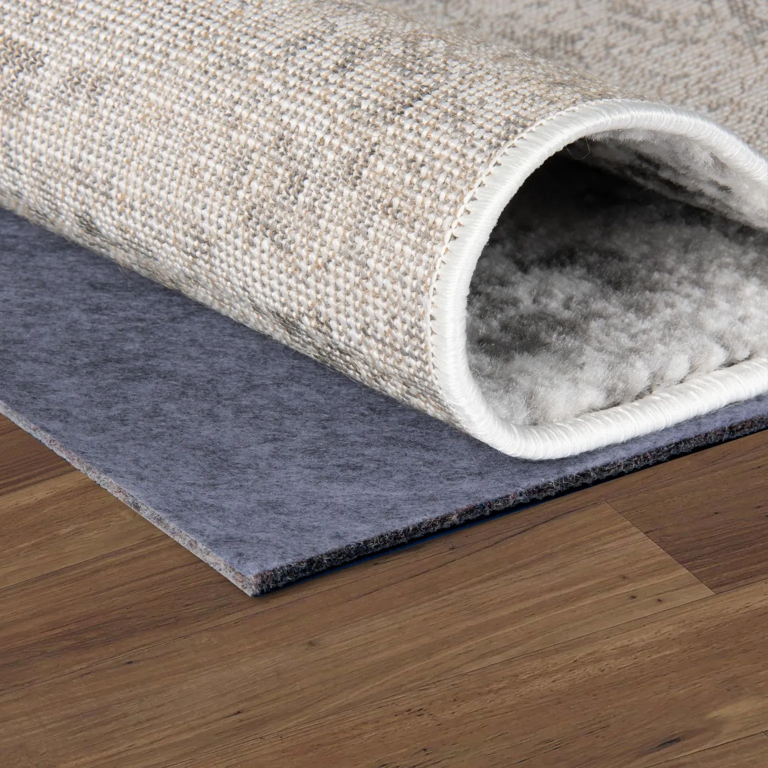 4' 1 x 6' 1 Luxe Oval Area Rug Pad Floor Protection Pad for Under Rugs & Carpet - OVAL SHAPE Sound Dampening Underlayment Cushion